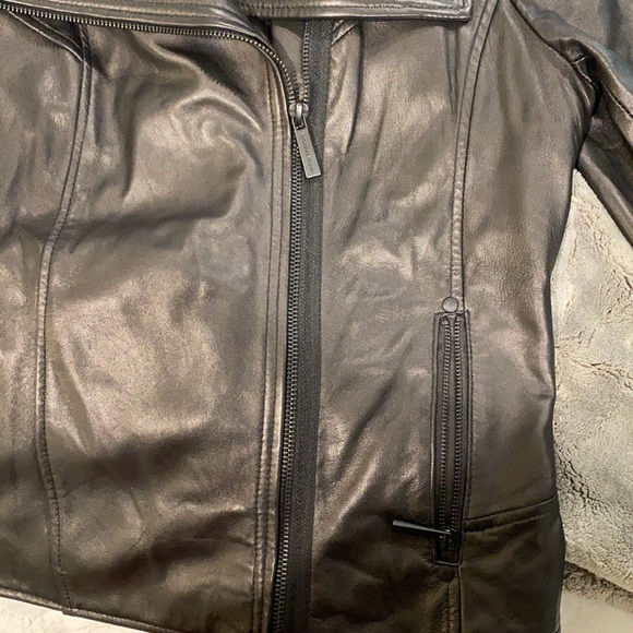 Michael Kors Leather Jacket - Picture 9 of 9